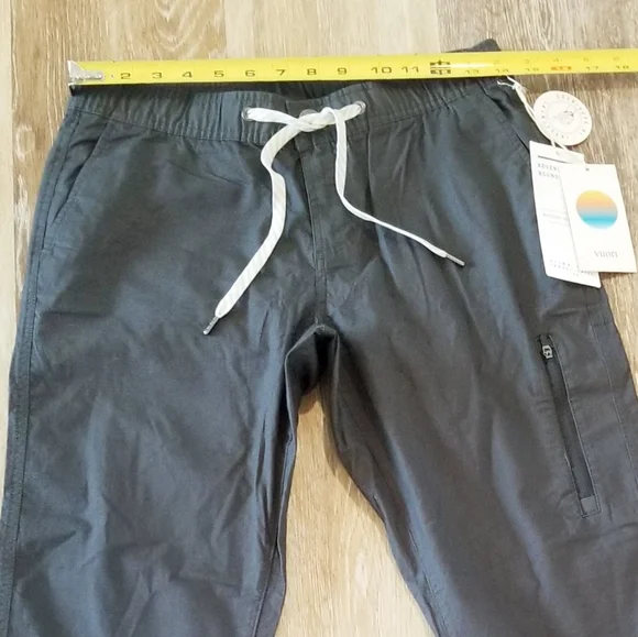 Vuori Women's Ripstop Pant Two Way Organic Stretch Charcoal NWT Athleisure Small - Picture 6 of 16
